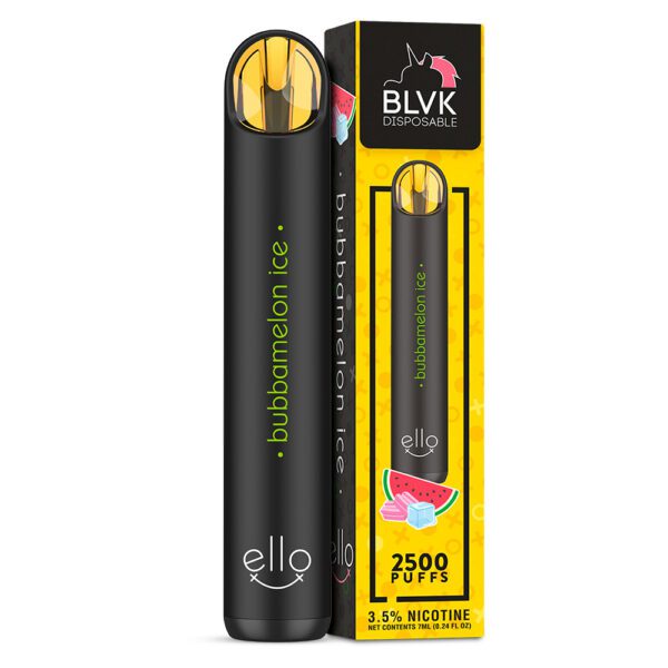 POD DESCARTÁVEL ELLO 2500 PUFFS – BUBBAMELON ICE – 35/50MG – BLVK UNICORN