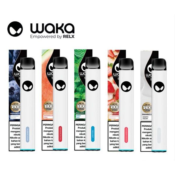 POD DESCARTÁVEL 5% SOLO 1800 PUFFS - WAKA