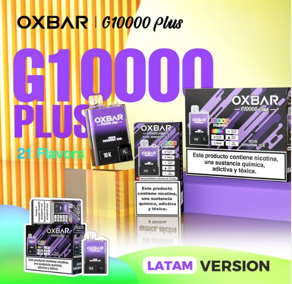 POD DESCARTÁVEL 5% OXBAR G10000 PLUS 10000 PUFFS – OXBAR