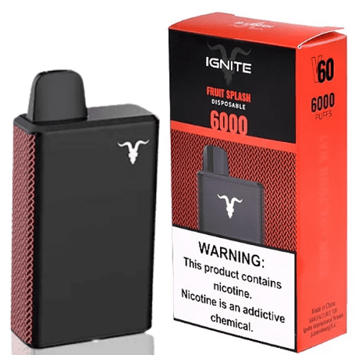 POD DESCARTÁVEL V60 5% 6000 PUFFS - FRUIT SPLASH - IGNITE