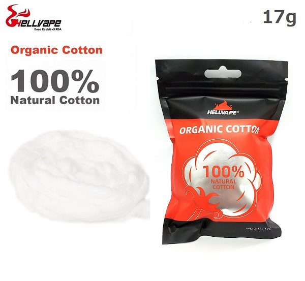 ALGODÃO ORGANIC COTTON 17G - HELLVAPE