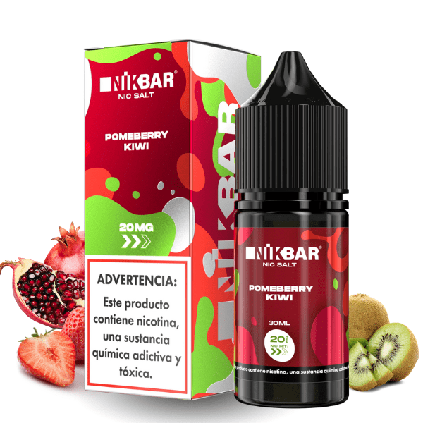 LÍQUIDO NICSALT - POMEBERRY KIWI - NIKBAR