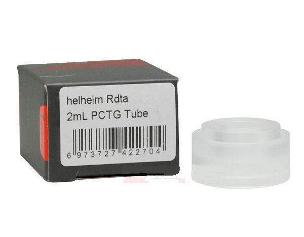 TUBO DE VIDRO (REPOSIÇÃO) HELHEIM RDTA (PCTG) 2ML S/ ORING - HELLVAPE